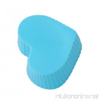 HS 8Pcs/Pack Silicone Reusable Heart-shape Cupcake and Muffin Baking Cups - B071SLZ2JG